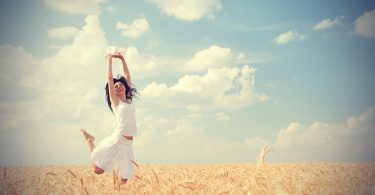 Happy Woman Enjoying Life